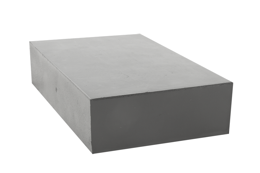 Rubber block for universal use on scissor lifts dimensions 220 x 140 x 50 mm