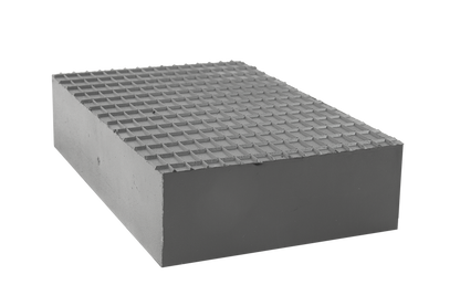 Rubber block for universal use on scissor lifts dimensions 220 x 140 x 50 mm