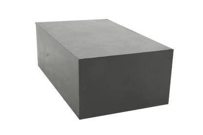 Rubber block with wooden core for universal use on scissor lifts dimensions 220 x 140 x 85 mm