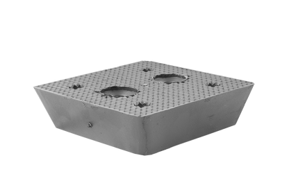 Rubber block for JAB BECKER, AUTOP universal use on scissor lifts dimensions 150 x 150 x 40 mm