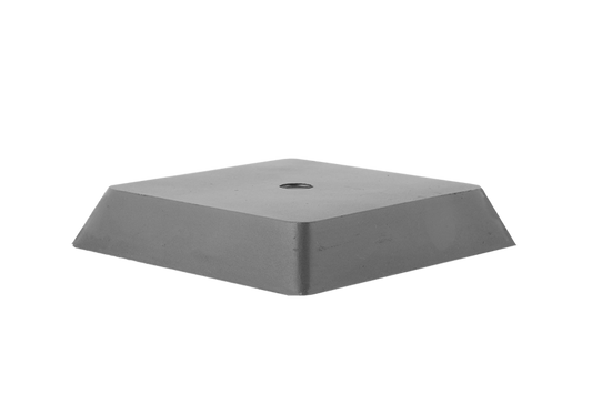 Rubber block for JAB BECKER, AUTOP universal use on scissor lifts dimensions 150 x 150 x 20 mm