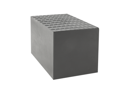 Rubber block for universal use on scissor lifts dimensions 180 x 100 x 100 mm