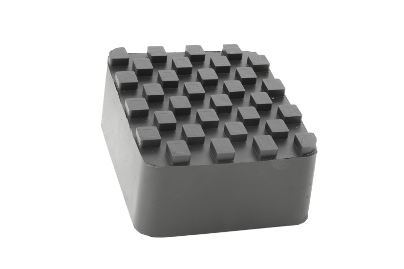 Rubber block for MAHA universal use on scissor lifts dimensions 120 x 100 x 50 mm