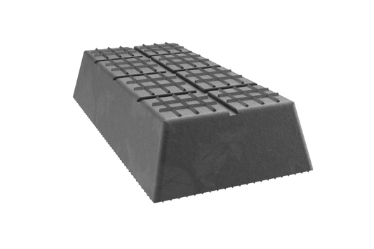 Rubber block for ZIPPO universal use on scissor lifts dimensions 200 x 100 x 40 mm